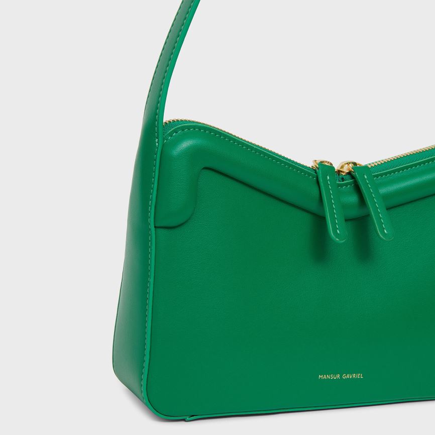 Women's Mansur Gavriel M Frame Baguette Baguette Bag Green | AU 2871NP